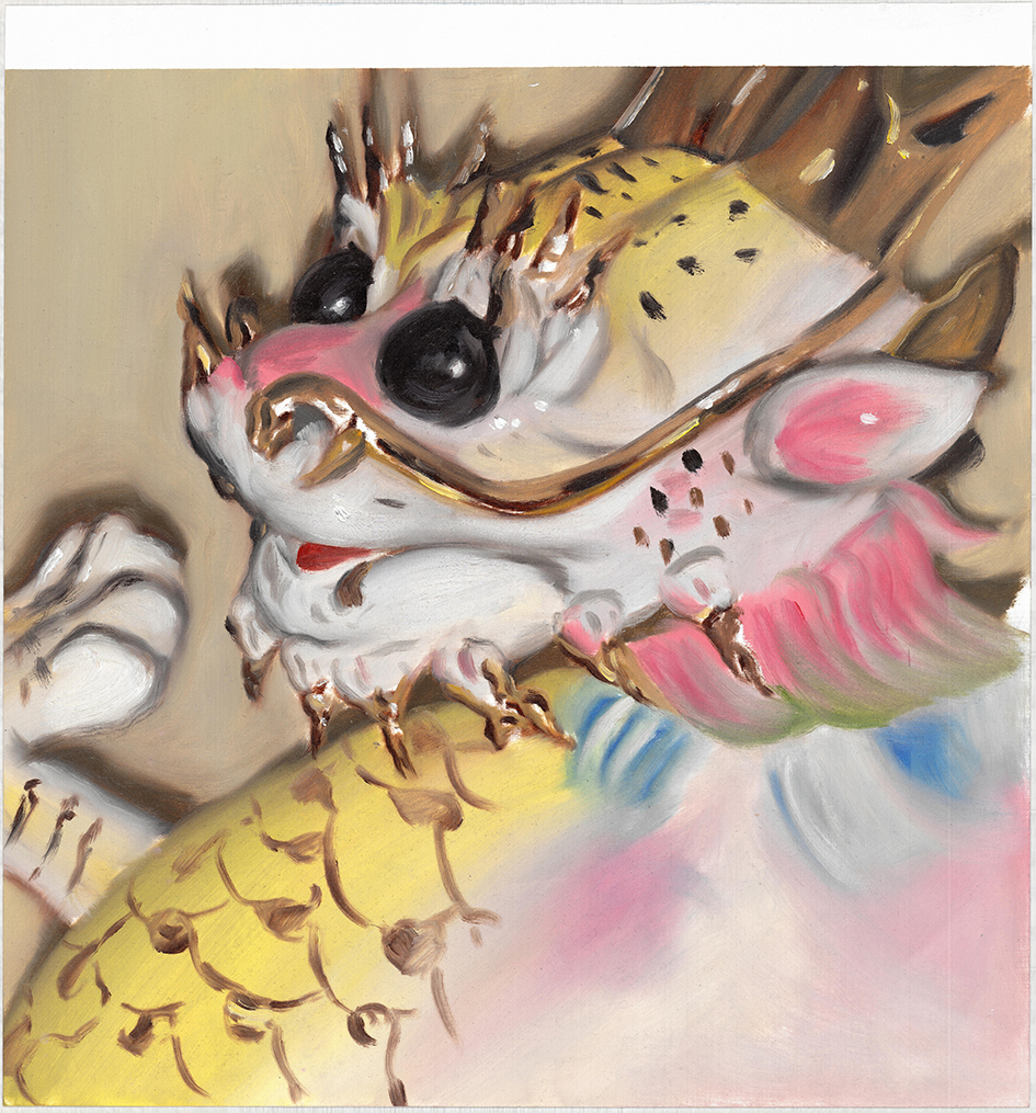 Manolis Danabasis, Untitled, 2024, oil on paper
