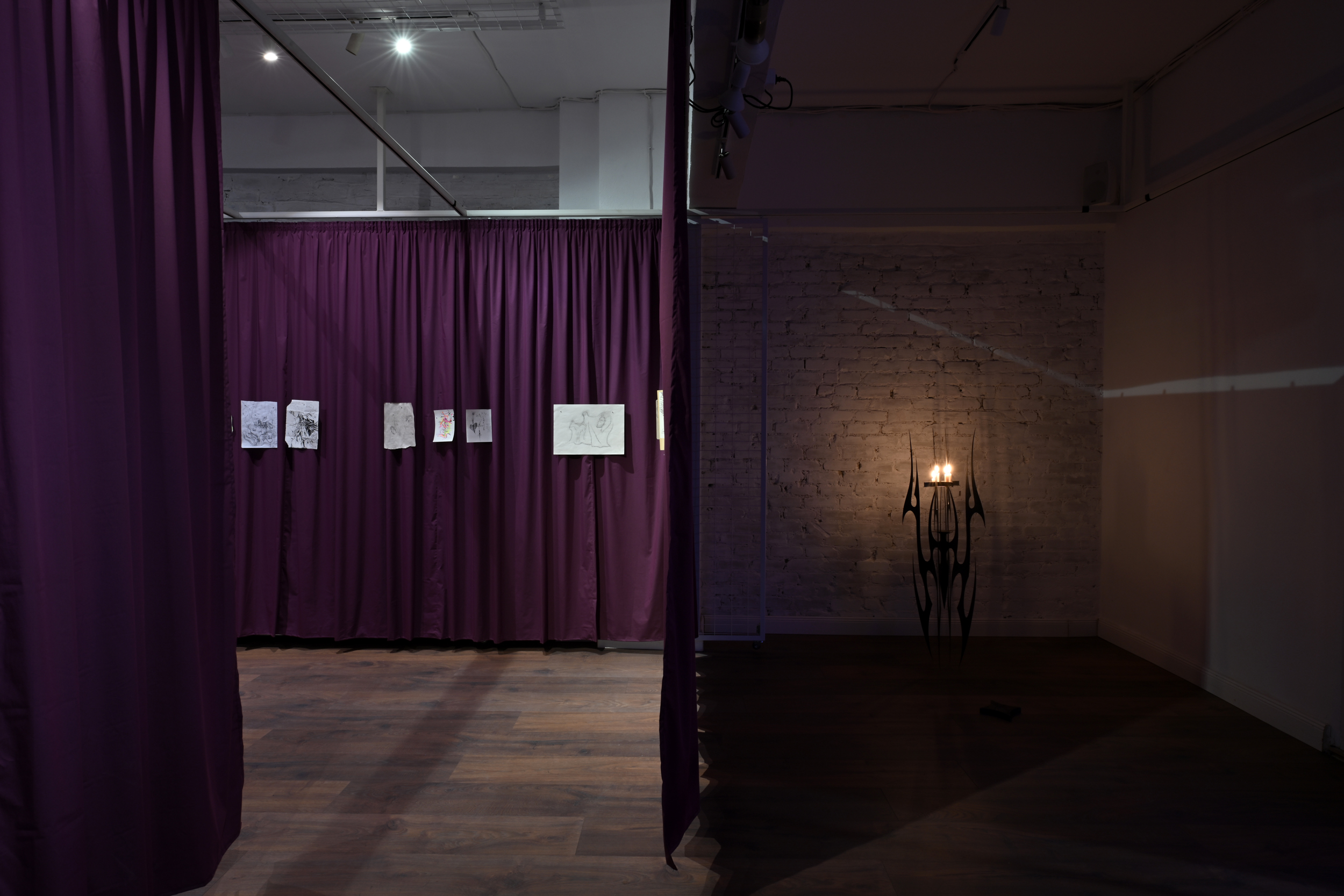 The Prophecy, installation view
