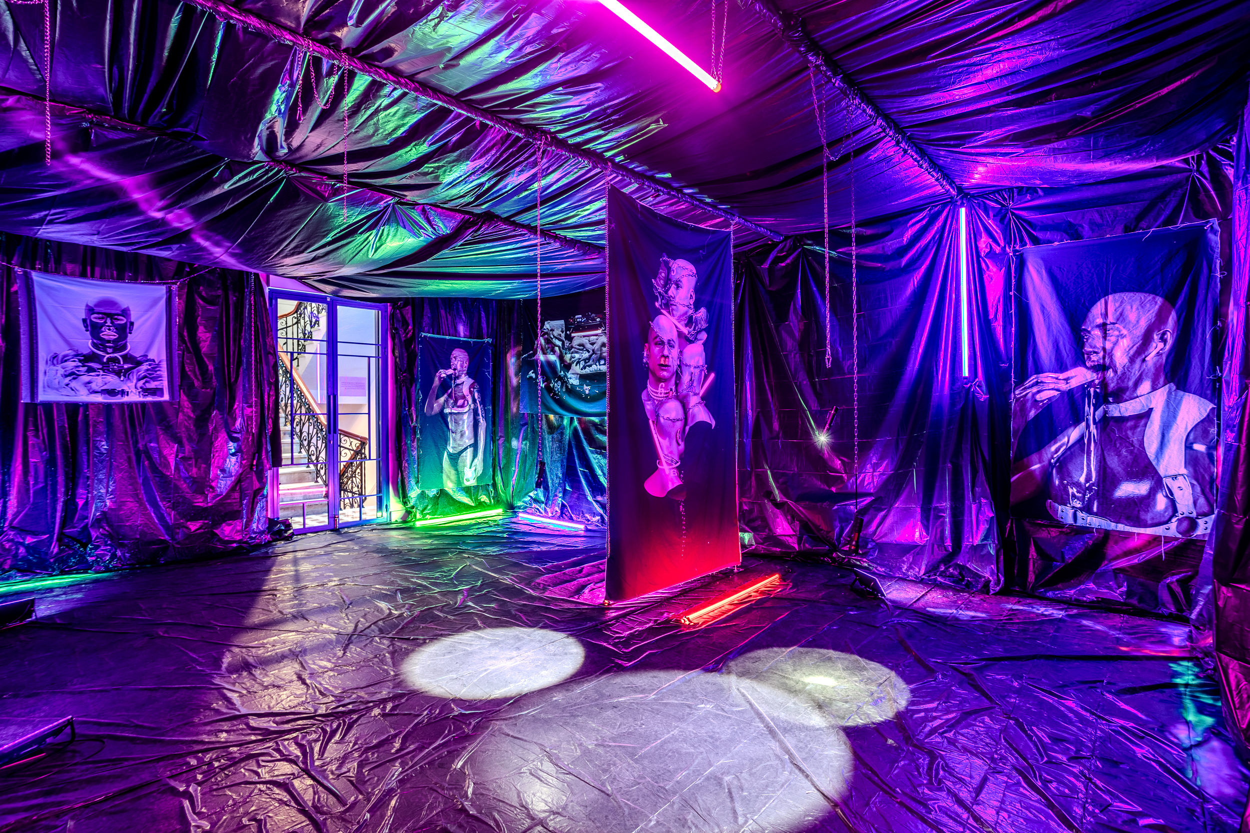Super Gonorrhea, CARNAL COLLAPSE AFTER 3 A.M., installation view
