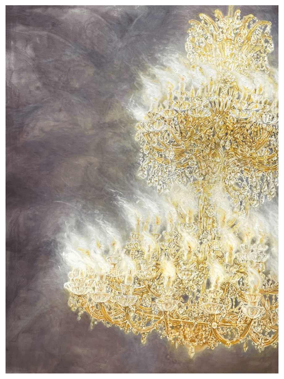 Kim Isul, Inertia, 2023, oil on canvas, 230 x 170 cm
