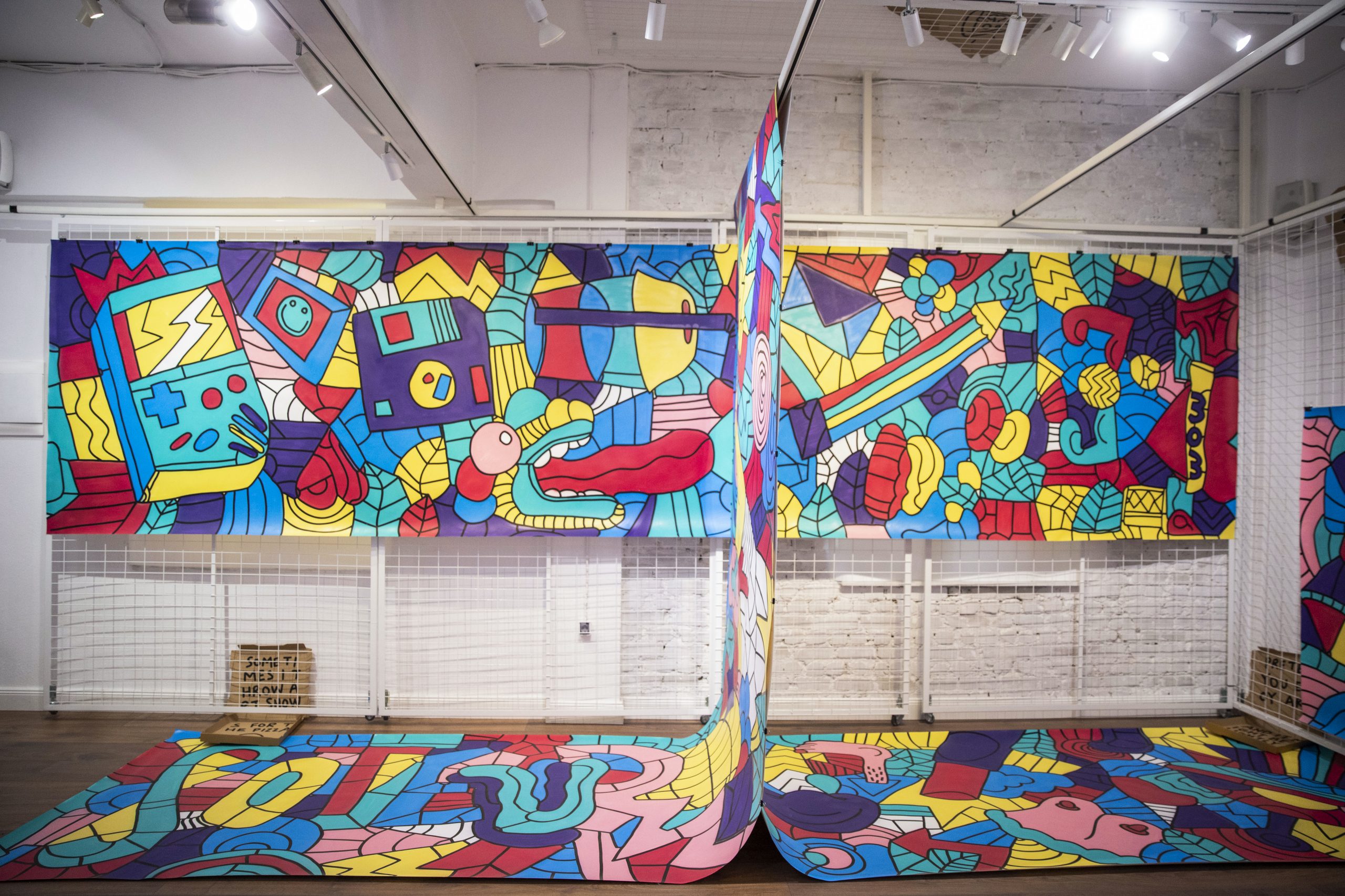 Treat Art Like Pizza And It Might Feel Slightly Less Boring (installation view)
