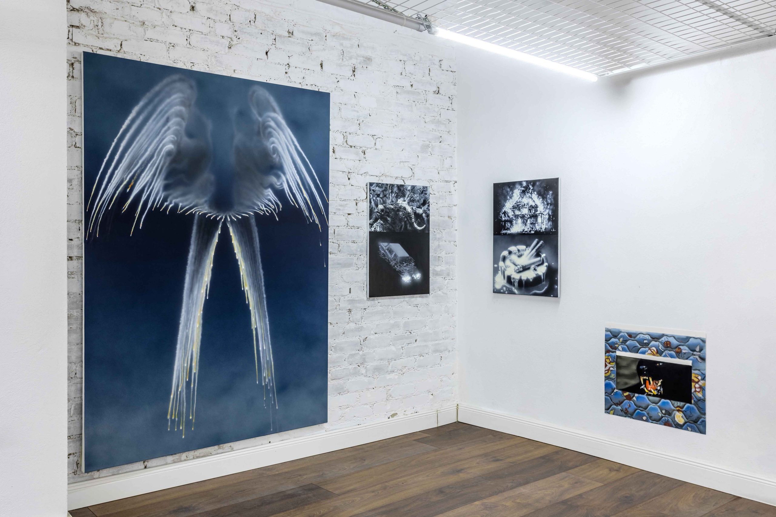 Eerie Music Playing, installation view
