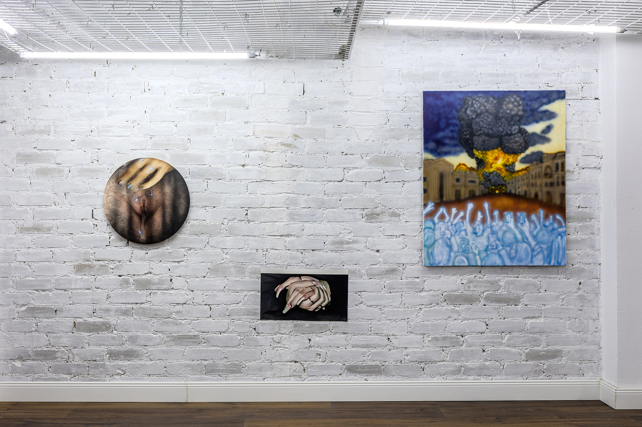 Eerie Music Playing, installation view
