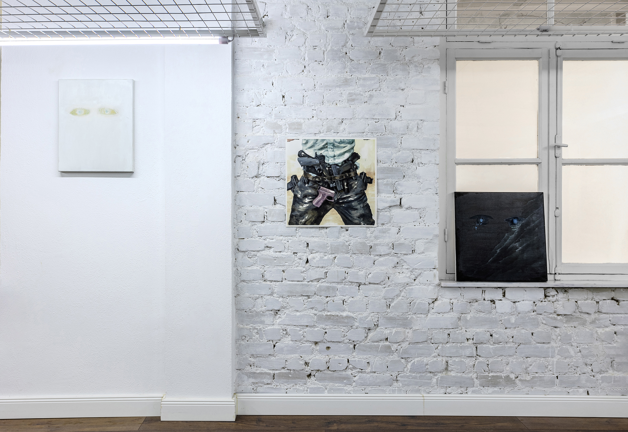 Eerie Music Playing, installation view
